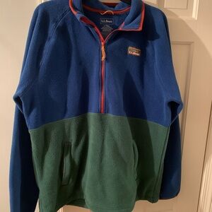 L.L. Bean Quarterzip Pullover Men’s Large Tall